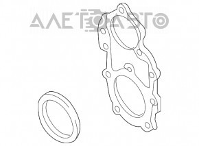 Front cylinder head cover left Audi Q7 16-19 3.0T
