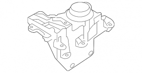 Left engine mount for Nissan Rogue 2015 2.5, FWD