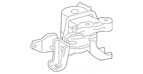 Right engine mount for Lexus CT200h 11-17