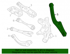 Upper rear left control arm Volkswagen ID.4 21-25 rear