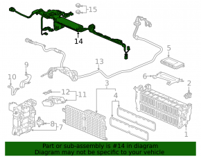 High voltage wiring HVB Honda Accord 18-22 2.0 hybrid
