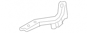Hood hinge left GMC Terrain 18-