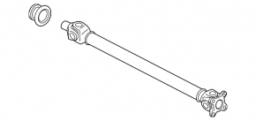 Cardan shaft cardan front BMW X3 F25 11-17