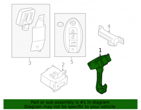 Smart Key Computer Nissan Murano z51 09-14
