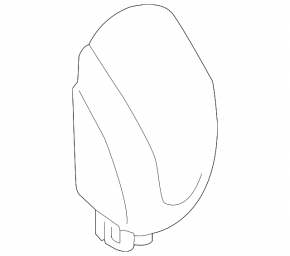 Gear knob Subaru Forester 19-24 SK rubber black