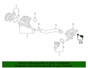 Honda HR-V 16-22 Coolant Temperature Sensor