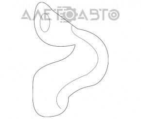 Rear stabilizer mounting bracket left Lexus RX350 RX450h 10-15
