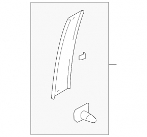Door trim side front left Audi Q7 4L 10-15