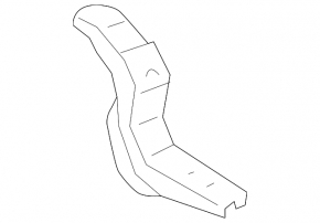 Front left step sill bracket for Toyota FJ Cruiser 07-14