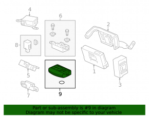 Key smart Acura TLX 15-17