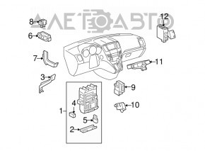 Fuse box dashboard left Lexus RX400h 06-06