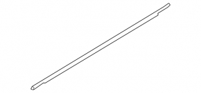 Molding door-glass central rear left Hyundai Kona 18-23