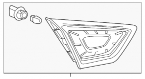 Light inside trunk lid right Chevrolet Impala 14-20