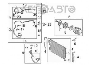 Hyundai Sonata 12-14 Air Conditioning Compressor