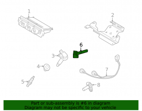 Crankshaft Position Sensor Ford Explorer 16-19 3.5 T35PDED