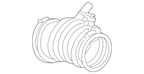 Air duct for the Ford Fusion mk5 13-20 2.5 manifold