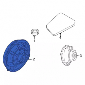 Speaker door front left Ford Edge 15-
