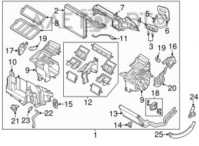 Mazda 6 14-21 Evaporator