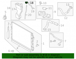 Mazda CX-50 23-25 2.5T Coolant Expansion Tank Cap
