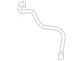 Cooling pipe return tank-collector BMW F30 12-18 small tank