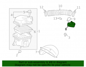Air resonator Lexus GS350 07-11