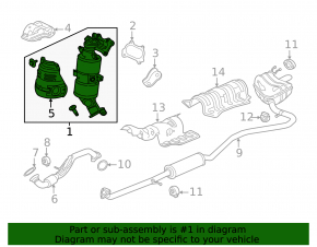 Exhaust manifold with catalytic converter Honda Civic XI FE/FL 22- 2.0