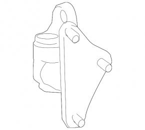 Lower rear left door hinge for Mercedes W164 ML