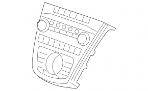 Radio Cassette Player Panel Assembly Acura MDX 07-13