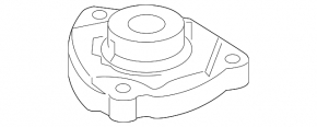 Shock absorber support front left Infiniti QX30 17-