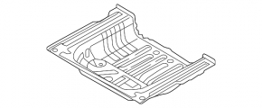 Trunk trough Audi A3 8V 15-20 4d FWD