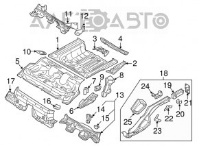 Trunk trough Audi A3 22-26 FWD