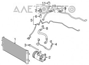 BMW X2 F39 18-23 B46 Air Conditioning Radiator Condenser