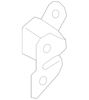 Door hinge upper rear right Hyundai Veloster 12-17