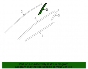 Door trim side front left Nissan Maxima A36 16-23