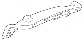 Trunk lid trim Chevrolet Malibu 16-