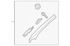 Front pillar trim right Kia Sorento 16-20 beige