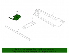 Front left protection Audi A3 8V 15-20 type 1