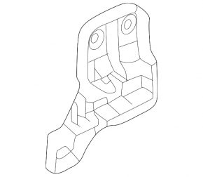 Right rear bumper mount for Audi A3 8V 17-20 (upper)
