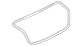 Audi A3 trunk lid seal 22-26