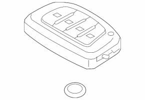 Smart Key Kia EV6 22-24 4-button