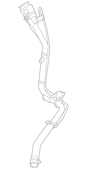 Ford Focus mk3 11-18 fuel filler neck