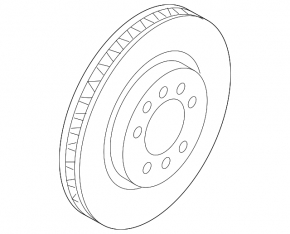 Front left brake disc Mazda3 MPS 09-13