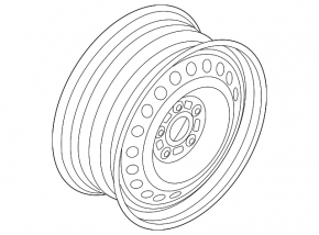 Wheel disk R15 Ford Focus mk3 11-18 iron
