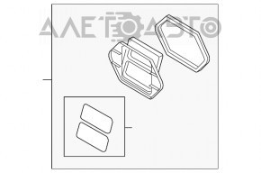 Ventilation shield left Mazda CX-5 13-16