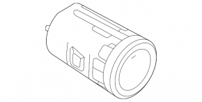 Mazda CX-90 24-26 start-stop button with black trim