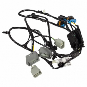 Wiring front bumper Ford Escape MK3 13-16 under fog lights without parking sensors