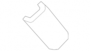 Right rear pillar seat belt cover cap for Ford Edge 15-24 gray