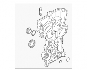 Front Engine Cover Hyundai Kona 18-21 2.0