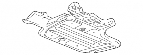 Front right underbody protection Chevrolet Malibu 16-25 no fragment, cracks