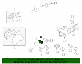 Nissan Leaf 11-17 Charge Timer Button